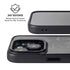 Black Marble iPhone 14 Kickstand Case